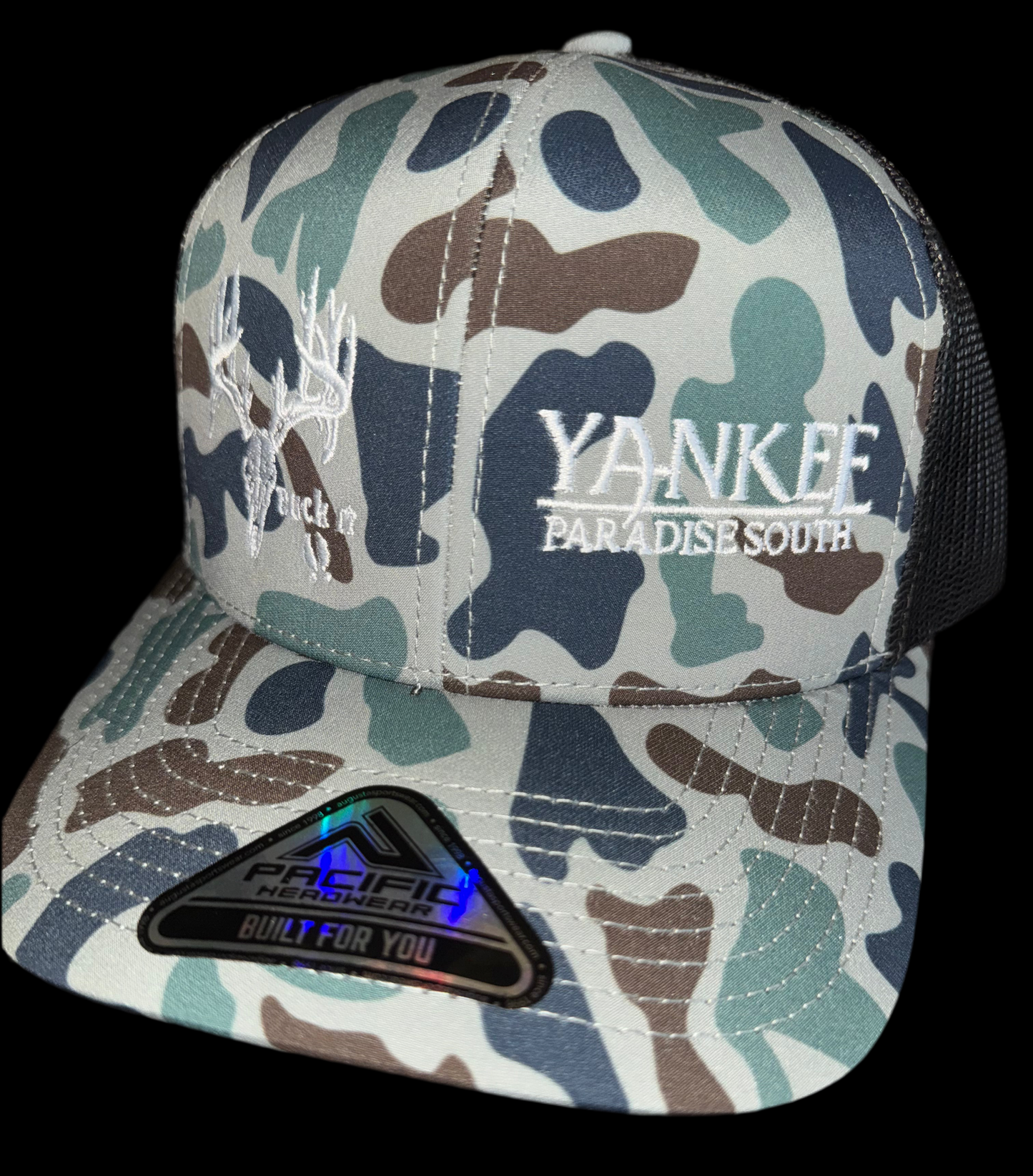 Buck It Skull Mount Logo Multi Colored Pacific Headwear