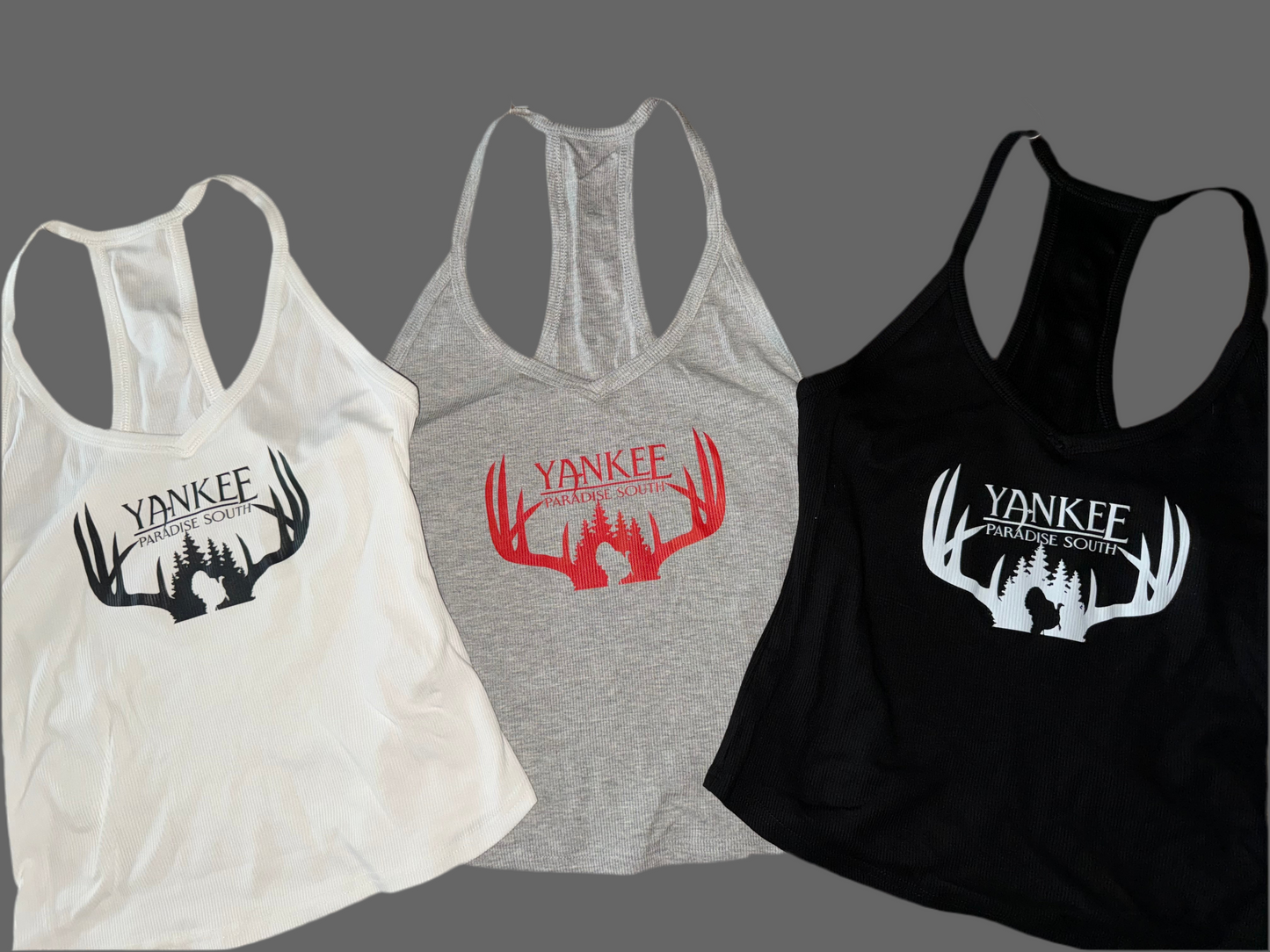 White tank top with logo