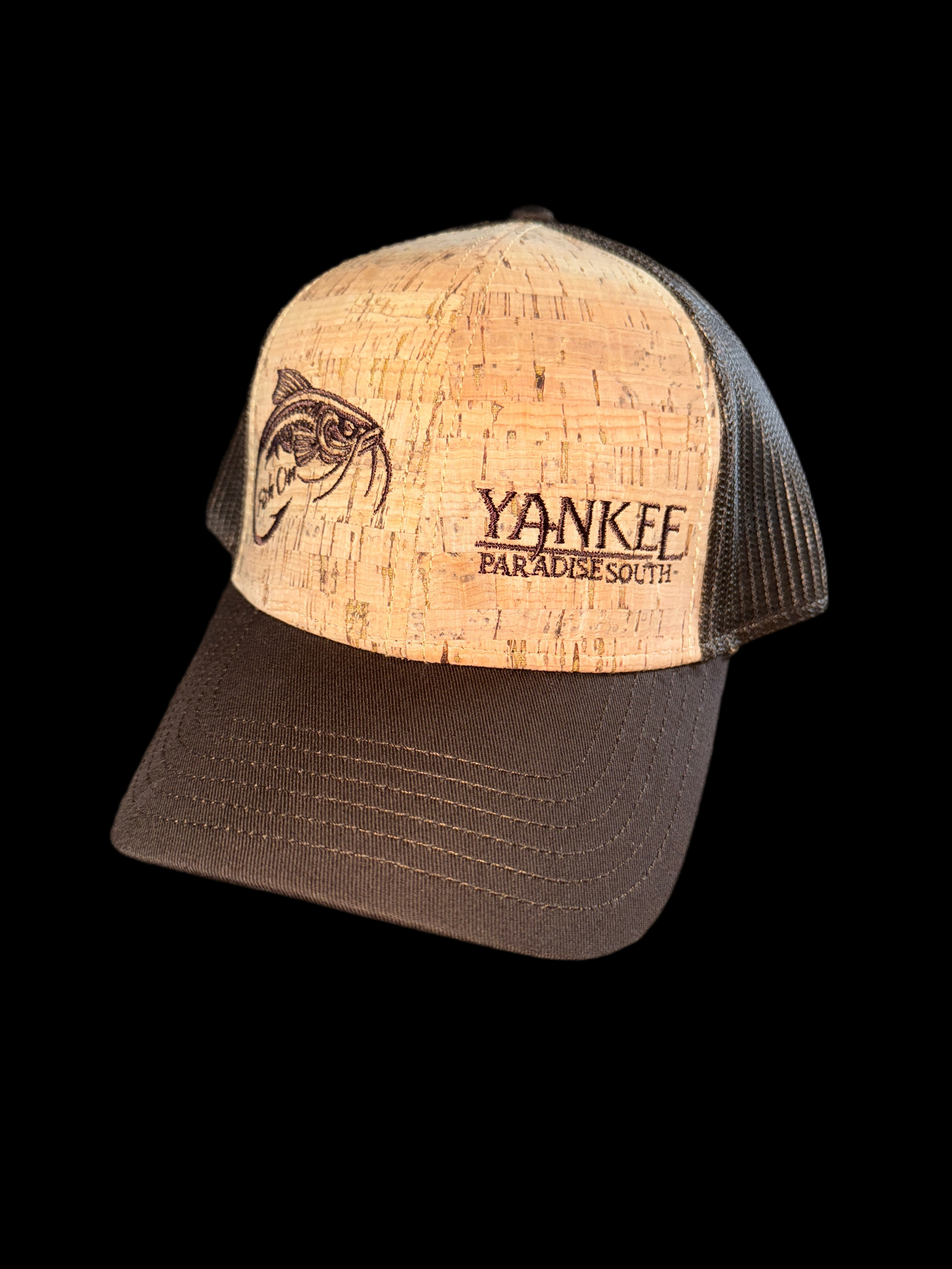 “Fish On” Tan Cork Otto SnapBack Hat