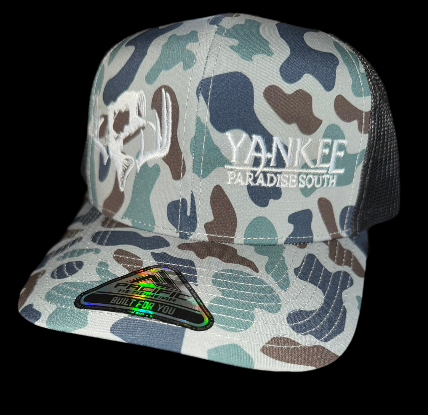 3 Game Down Logo Multi Colored Pacific headwear