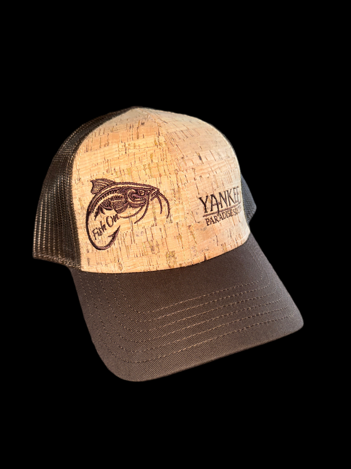 “Fish On” Tan Cork Otto SnapBack Hat