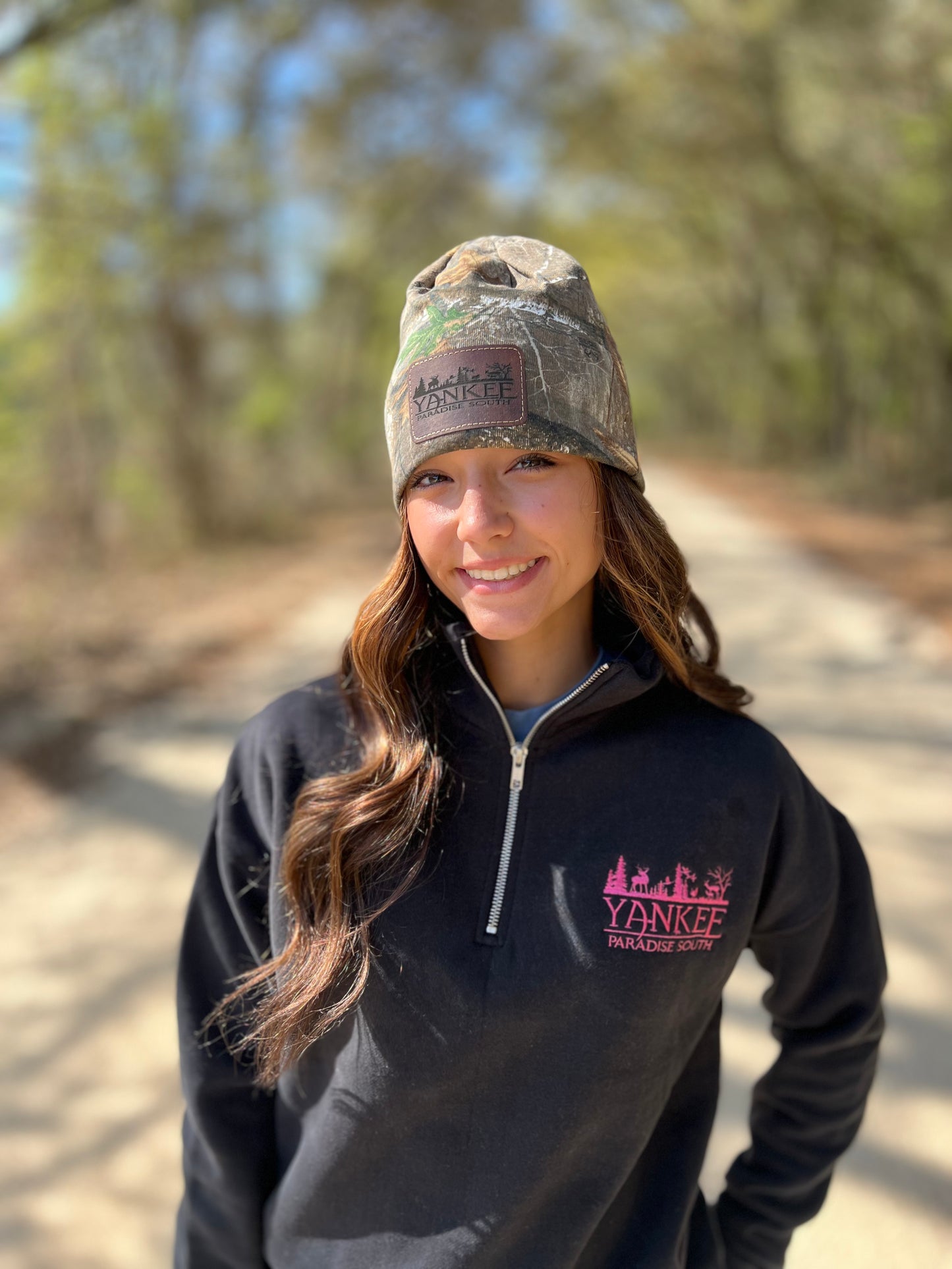 Quarter Zip Black Sweatshirt Apparel