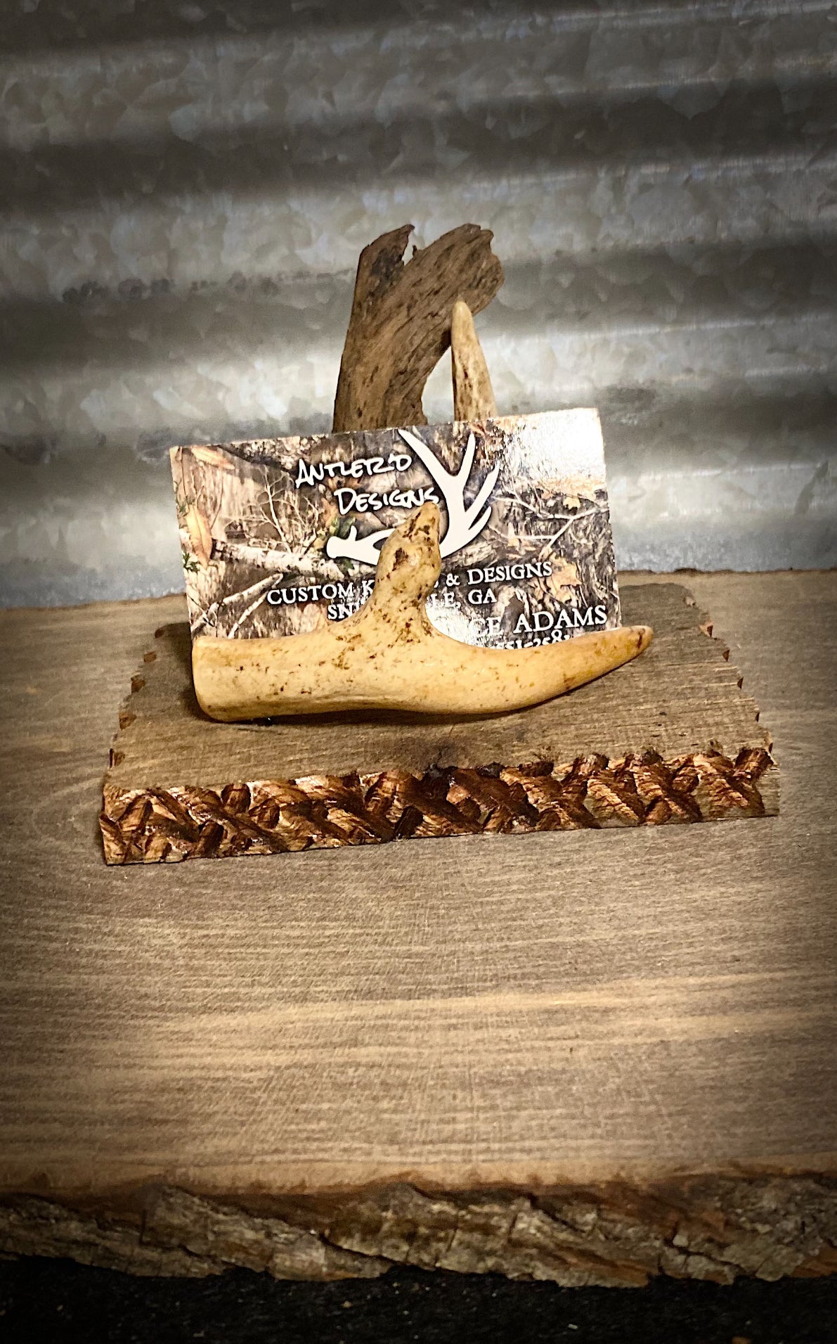 "The Swamper" custom card holder by Antler’d Designs