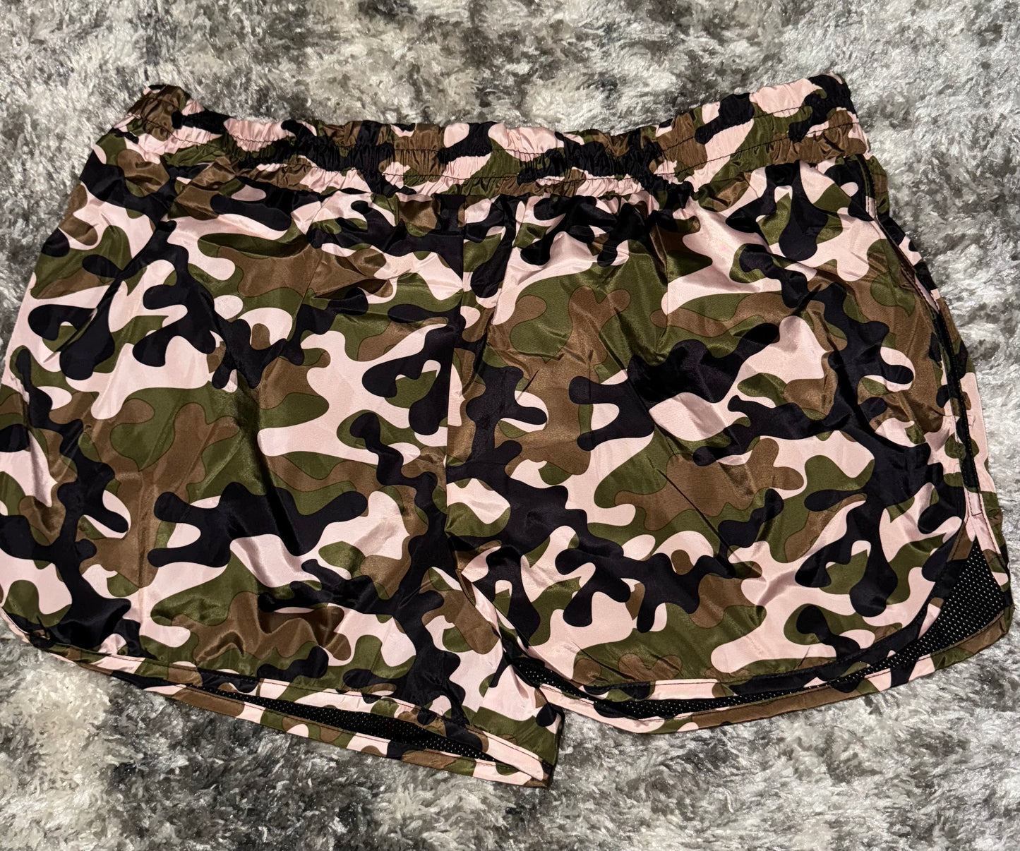 Stylish Windbreaker Activewear Set Light Pink Camo Apparel