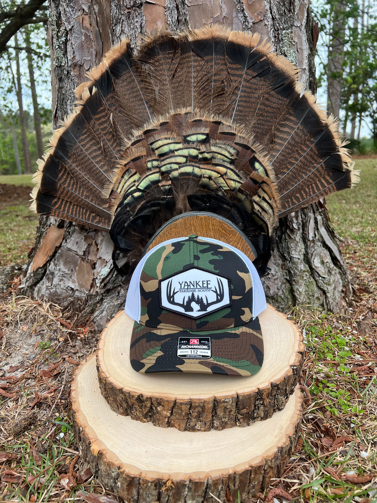 Richardson 112 Army Camo White Patch Hat