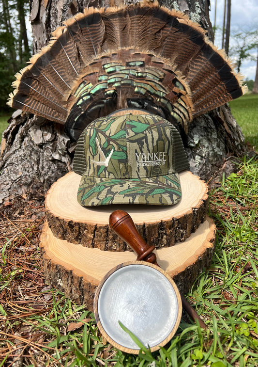 Mossy Oak Greenleaf Turkey Foot Embroidered Hat