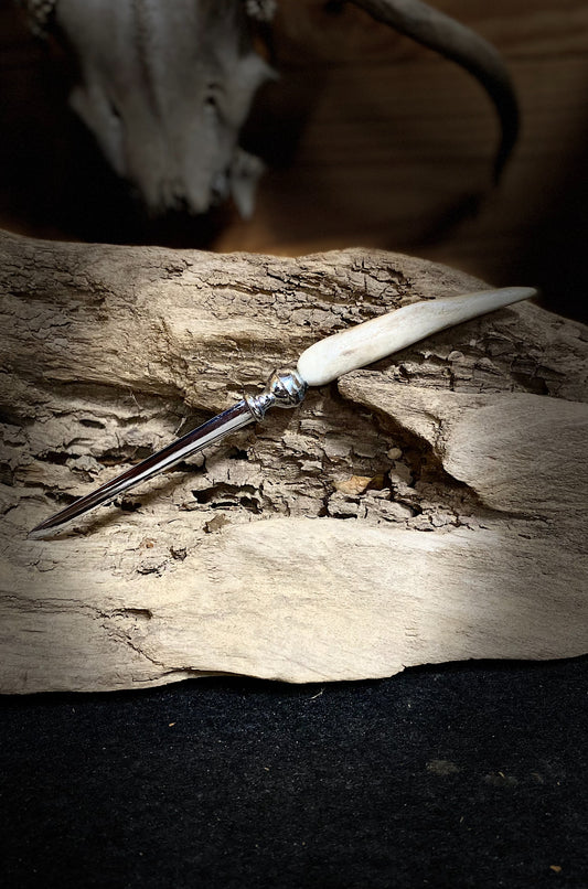 “The Glider” custom letter opener by Antlere’d Designs