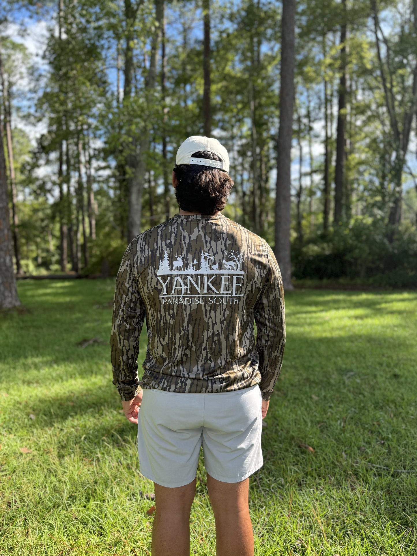 Bottomland Mossy Oak Dri Fit Long Sleeve With Logo