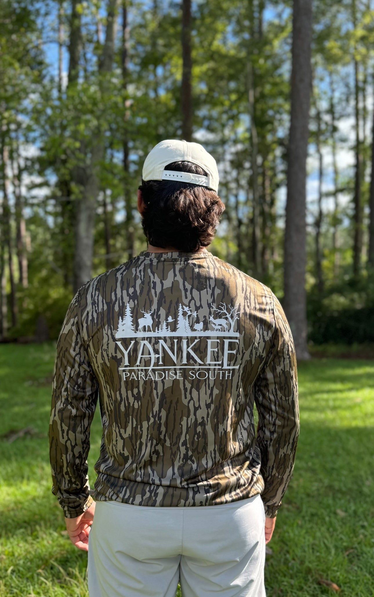 Bottomland Mossy Oak Dri Fit Long Sleeve With Logo